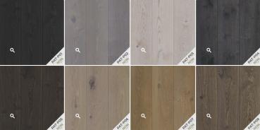 Eiche Landhausdiele Twin Plank Standard/Ruhig Sortierung 22cm breit, 1,00m²/Paket